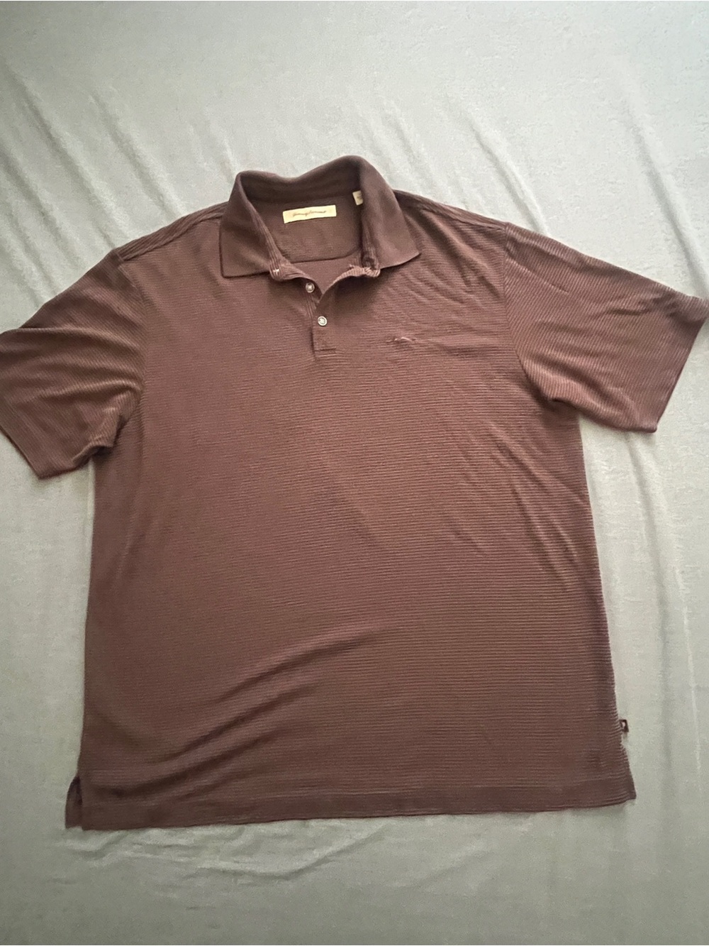 Tommy Bahama Men's Chocolate Brown Polo